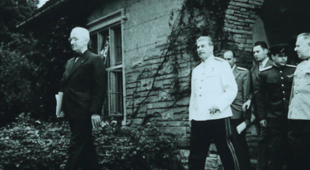 Stalin walking out