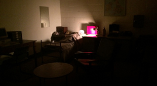 Prime Minister's room at Kelvedon Hatch bunker